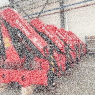 Кран-манипулятор SUNHUNK K168 на шасси HOWO ZZ5257 6×4, борт 6800 мм