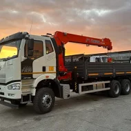 Кран-манипулятор Kanglim KS2057H на шасси FAW 6X4 борт 7000 мм