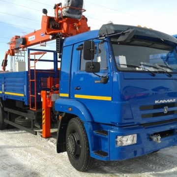 Кран-манипулятор Kanglim 1256 G2 на шасси КамАЗ 43118