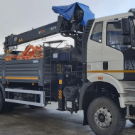 Кран-манипулятор HIAB 190TM-6 на шасси FAW J6 6×4