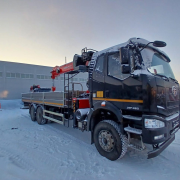 Кран-манипулятор Kanglim KS 1256 на шасси FAW 6х4