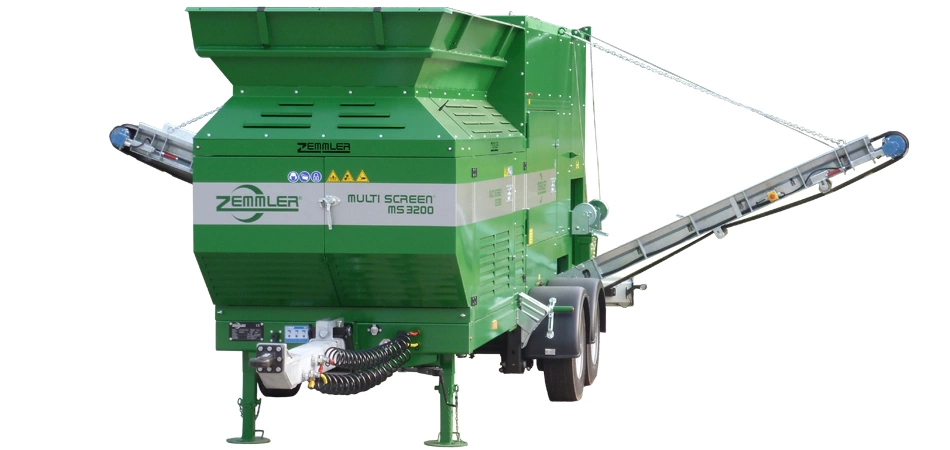 Разделка шин Zemmler Мобильный грохот MULTI SCREEN MS 3200