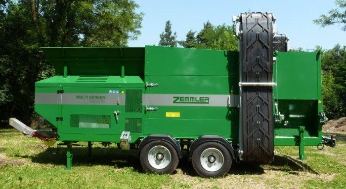 Разделка шин Zemmler Мобильный грохот MULTI SCREEN MS 3200
