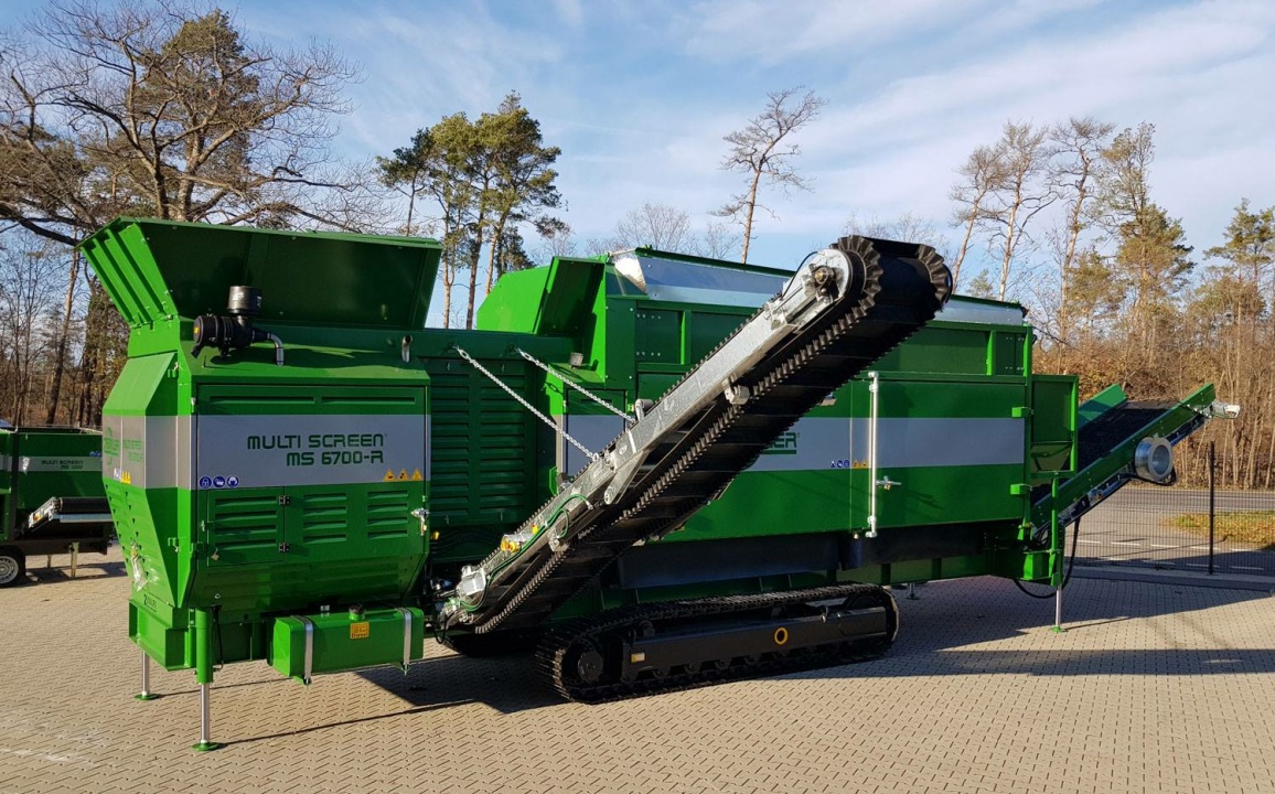 Разделка шин Zemmler Мобильный грохот MULTI SCREEN MS 6700