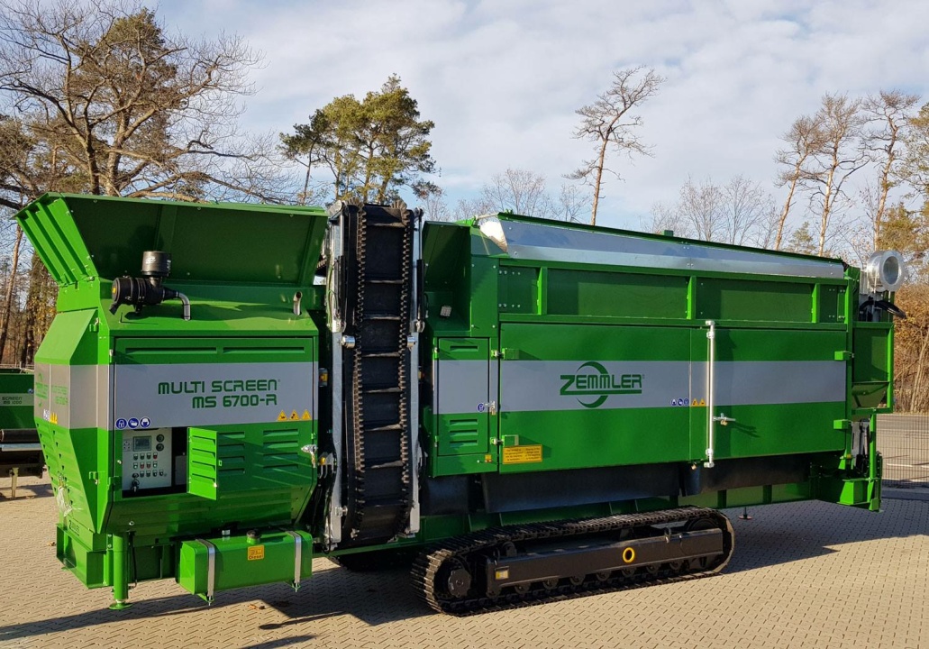 Разделка шин Zemmler Мобильный грохот MULTI SCREEN MS 6700