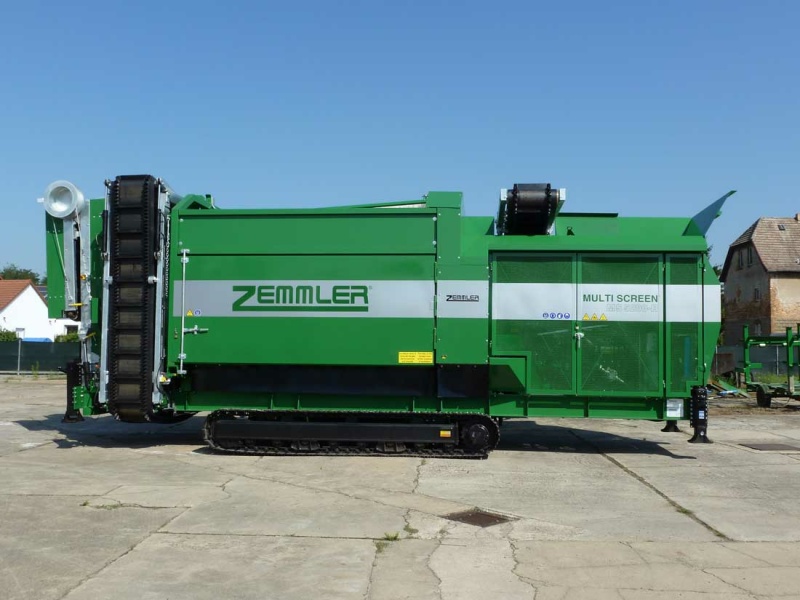 Разделка шин Zemmler Мобильный грохот MULTI SCREEN MS 4200