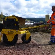 Ручные катки с пешим оператором BOMAG Гладковальцовый каток BW 71 E-2