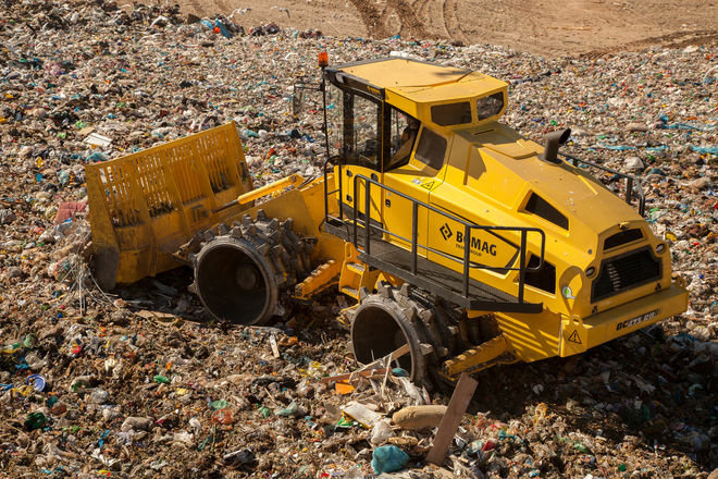 Уплотнитель мусора BOMAG BC 573 RB-3