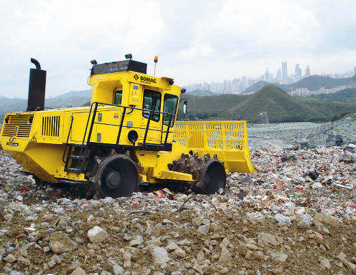 Уплотнитель мусора BOMAG BC 672 RB-2