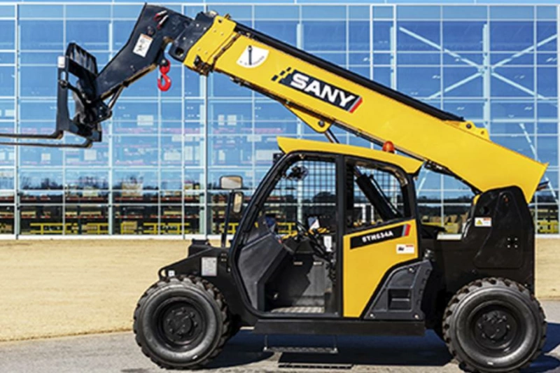 Телескопический погрузчик SANY STH634A, двигатель DEUTZ TD2.9 55 кВт, высота подъема 10,4 м, грузоподъемность 2720 кг