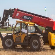 Телескопический погрузчик SANY STH1256A, двигатель CUMMINS QSF3.8 T3 93 кВт, высота подъема 17,1 м, грузоподъемность 5440 кг