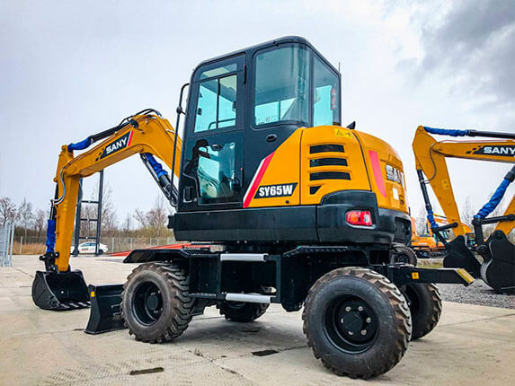 Колесный экскаватор SANY SY65W