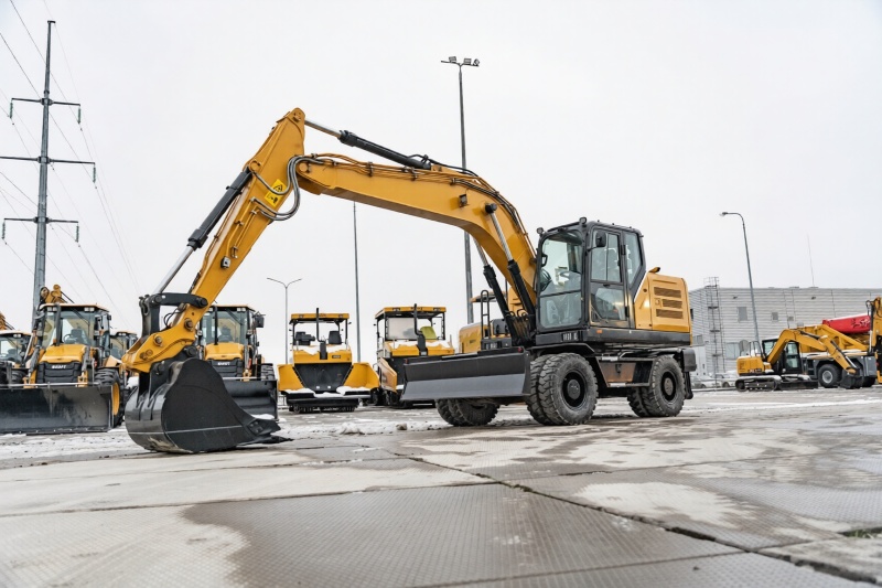 Колесный экскаватор SANY SY185W