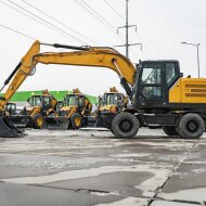 Колесный экскаватор SANY SY185W