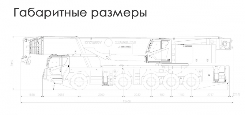 Автокран Zoomlion ZTC1500V HV Market