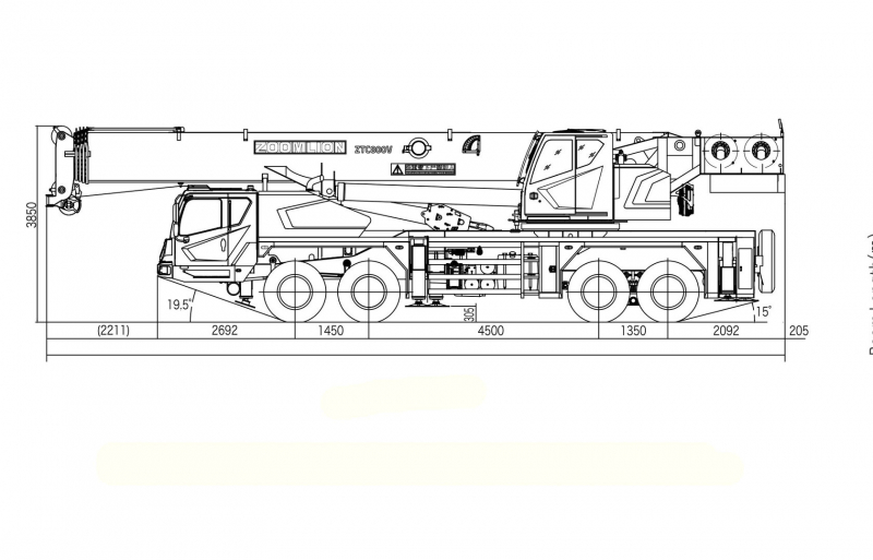 Автокран Zoomlion ZTC800V HV Market