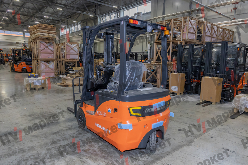 Электрический вилочный погрузчик FE3D18N Duplex mast (Свинц-кислот 455Ач, FFL, В-3000мм) HV Market