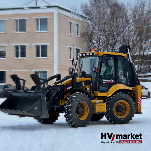 Экскаватор-погрузчик SHANMON 388H (Джойстик, мосты CARRARO) HV Market