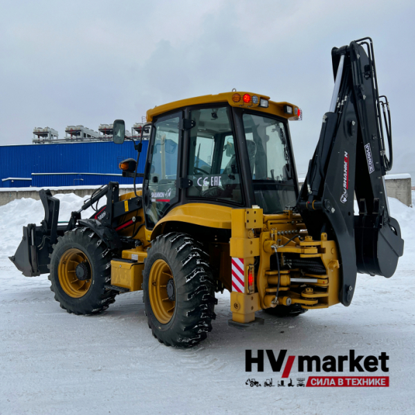 Экскаватор-погрузчик SHANMON 388H (Джойстик, мосты CARRARO) HV Market