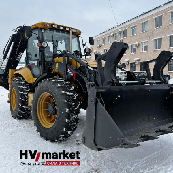 Экскаватор-погрузчик SHANMON 388H (Джойстик, мосты CARRARO) HV Market